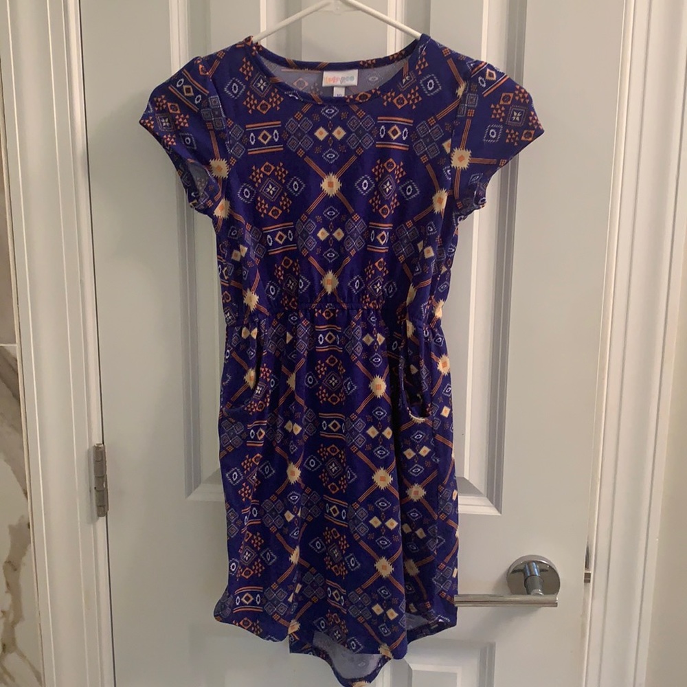 LuLaRoe Girls Mae dress size 10